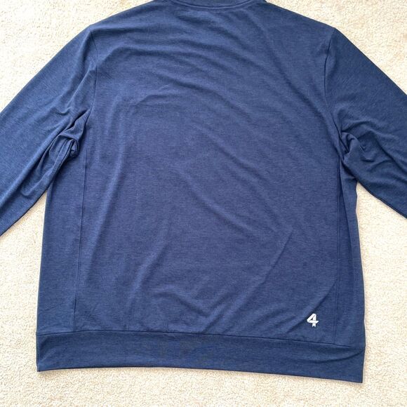 $88 Fourlaps NWT Men's XXL Stratus Ultra-soft Knit Long Sleeve Athleisure Shirt - Picture 4 of 10